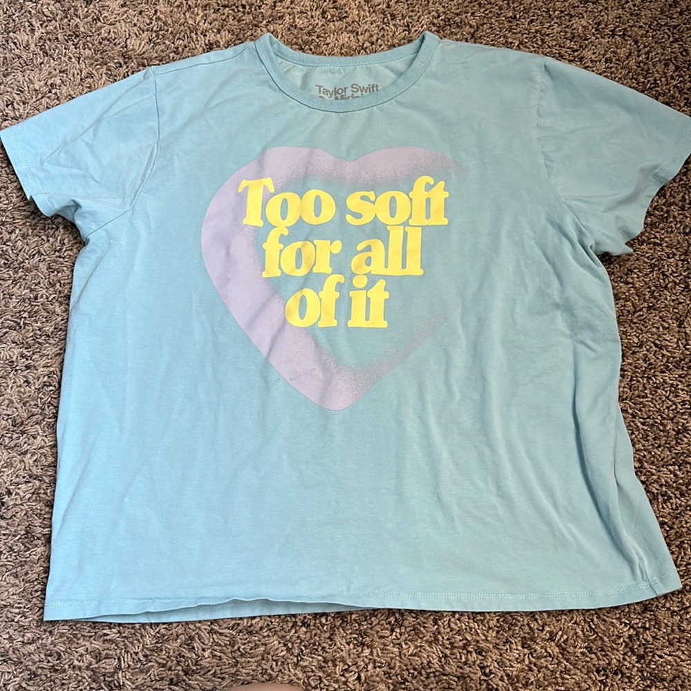 Rare TS Midnights Baby Tee Too Soft For All of It
